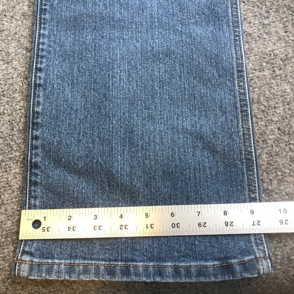 Ariat Jeans Mens 38x36 Blue M4 Bootcut Low Rise Work Pants Stretch - Picture 7 of 10